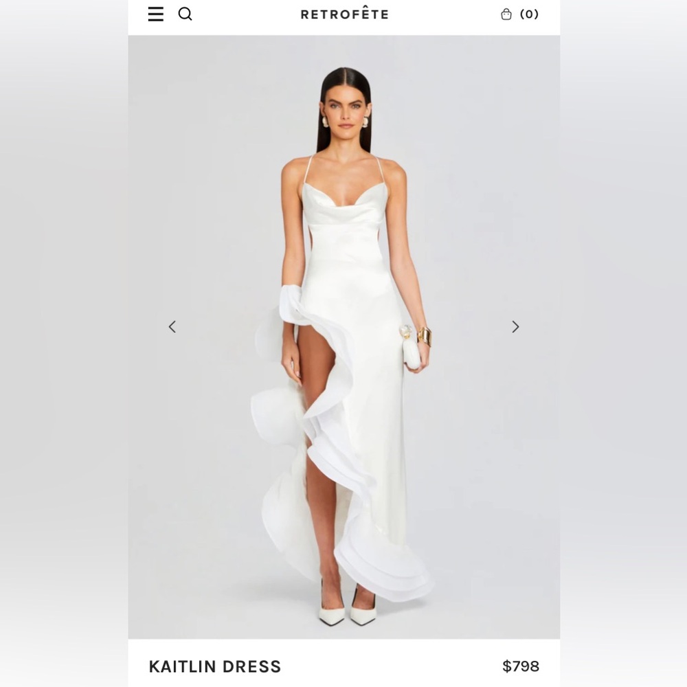 Bridal- Brand new retrofete dress in xxs with tags! Unworn.